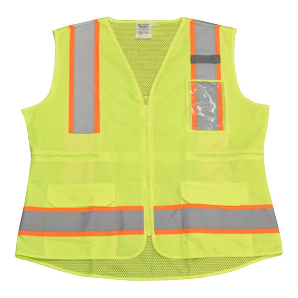 81-21 HIGH VISIBILITY SAFETY VEST YELLOW
