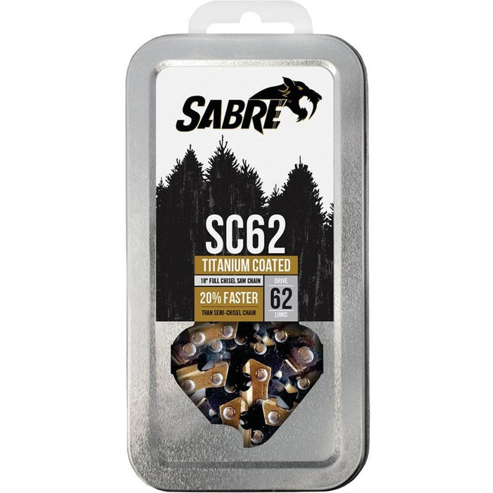 86-64 Sabre Titanium Chain Pre-Cut Loop 62 DL STIHL 18"