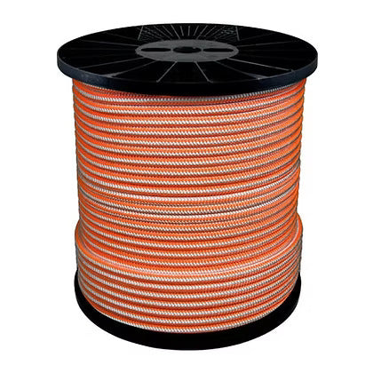 87-41 ARBOR ROPE SPOOL 1/2"" X 600' ORG/WHT 16 CARRIER DBL