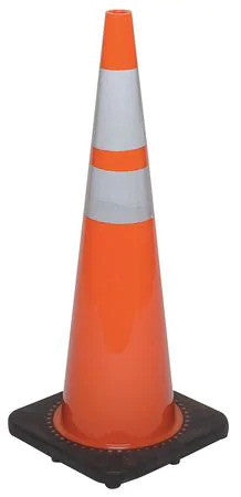 81-36 TRAFFIC CONES 28" WITH BLACK BASE