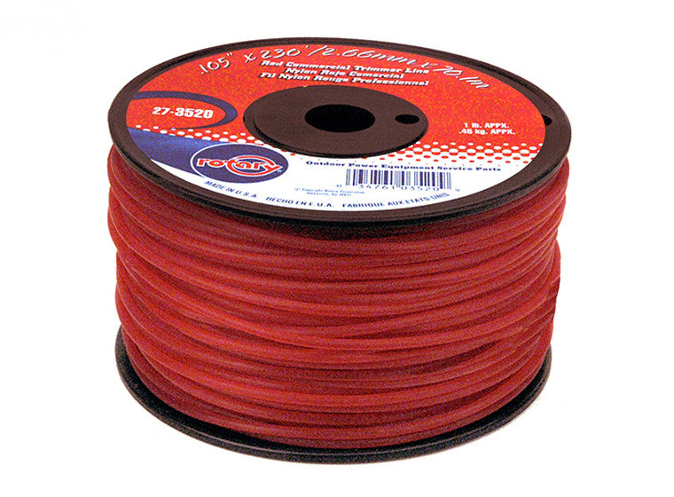 83-2 .095 Round - 1 LB Spool Red Line MADE IN USA!