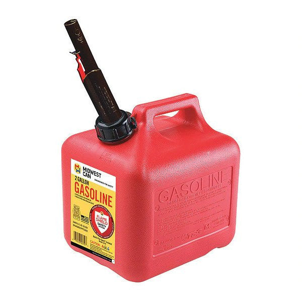 80-13   2 Gallon Plastic Gasoline Fuel Can